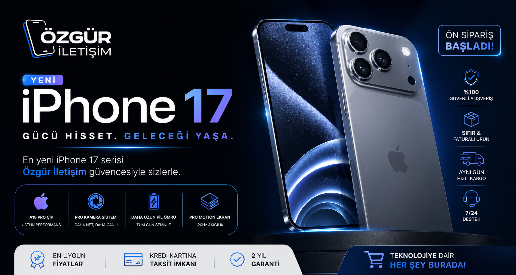 Özgür İletişim - iPhone 17 kampanyası