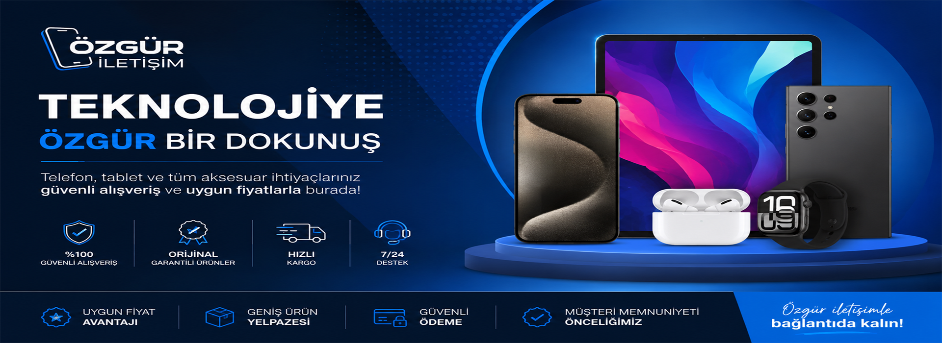Özgür İletişim - Telefon, tablet ve aksesuar
